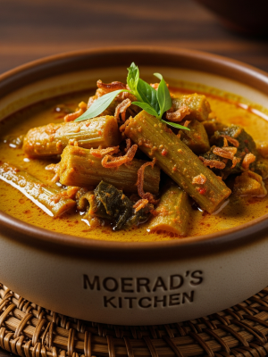 Banana Tree Trunk With Local Spice